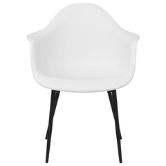 vidaXL Dining Chairs 2 pcs White PP 4