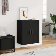 vidaXL Shoe cabinets 60 x 35 x 70 cm Black 5 shelves for shoes 4