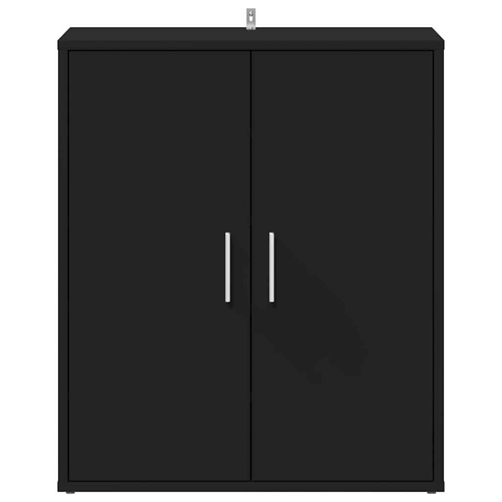 vidaXL Shoe cabinets 60 x 35 x 70 cm Black 5 shelves for shoes 5