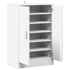 vidaXL Shoe cabinets 60 x 35 x 92 cm White 6