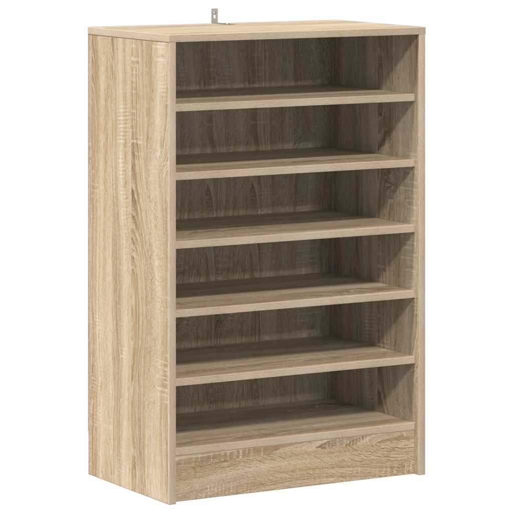 vidaXL Shoe cabinets 60 x 35 x 92 cm Sonoma Oak 7 Shelves 2