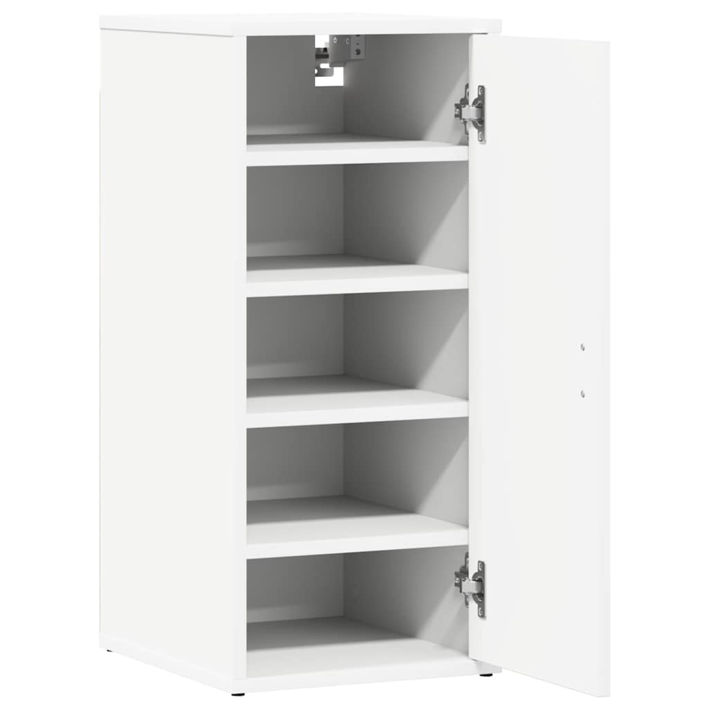vidaXL Shoe Cabinet White 32x35x70 cm Engineered Wood 6