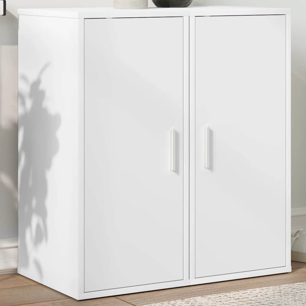 vidaXL Shoe Cabinets 2 pcs White 32x35x70 cm Engineered Wood 3