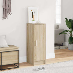 Shoe Cabinet 32x35x92 cm Engineered Wood Width 32 cm Height 92 cm Sonoma oak