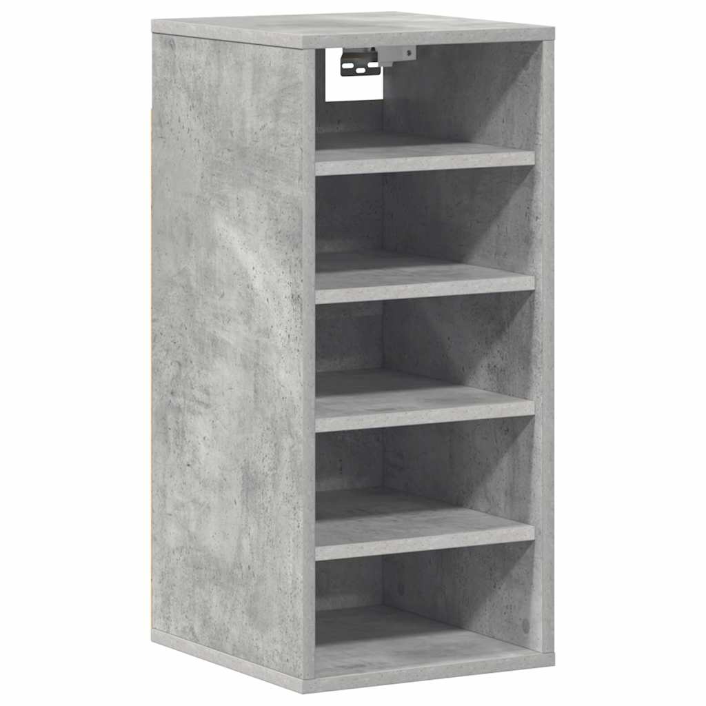 vidaXL Shoe cabinets 31.5 x 35 x 70 cm Concrete Grey 5 pairs of shoes 6
