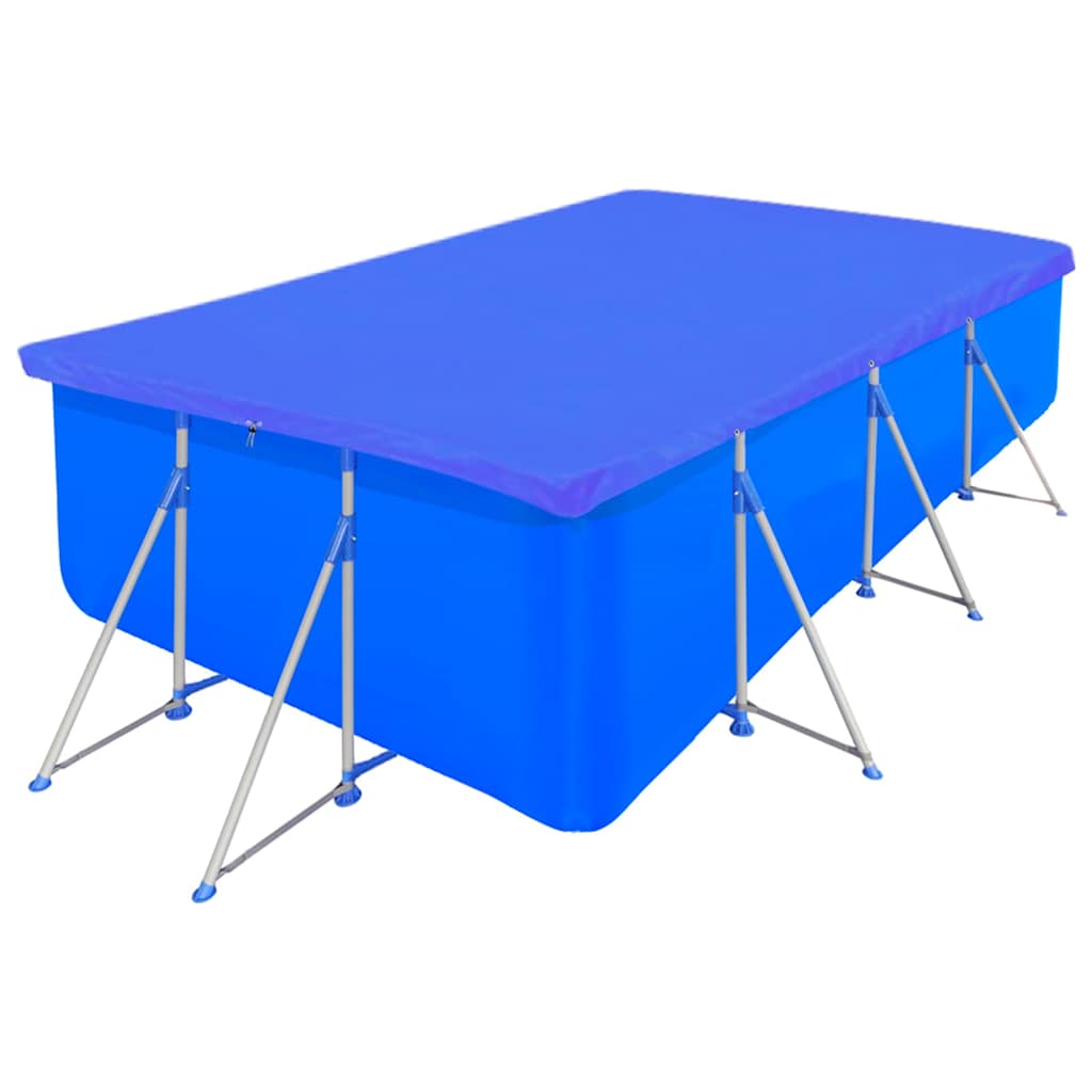 vidaXL Pool Covers 2 pcs PE Rectangular 90 g/sqm 400x207 cm 2