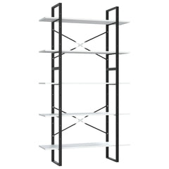 vidaXL Book Cabinet | White | Engineered wood, metal | Large | Modular 2