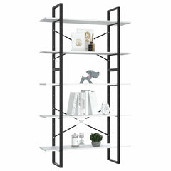 vidaXL Book Cabinet | White | Engineered wood, metal | Large | Modular 3