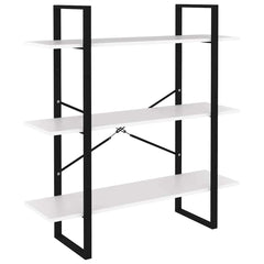 vidaXL Book Cabinet | White | Engineered wood, metal | Large | Modular 4