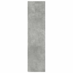 809039 vidaXL Corner Cabinet Concrete Grey 33x33x132 cm Engineered Wood 5