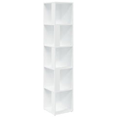 Corner Cabinet 33x33x164.5 cm Engineered Wood 33 x 33 x 165 cm White