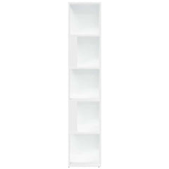 Corner Cabinet White Engineered Wood, image 4