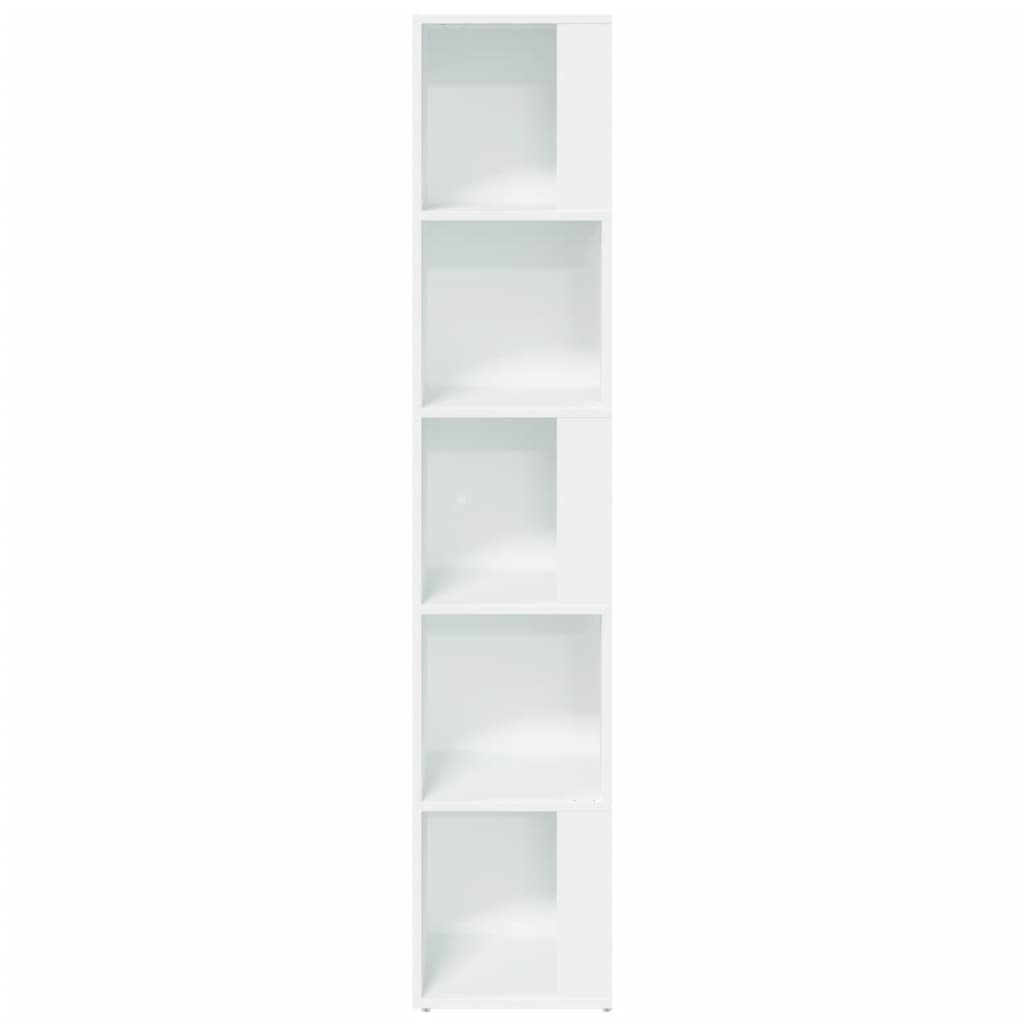 Corner Cabinet White Engineered Wood, image 5