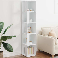 Corner Cabinet 33x33x164.5 cm Engineered Wood 33 x 33 x 165 cm White
