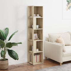 809047 vidaXL Corner Cabinet Sonoma Oak 33x33x164,5 cm Engineered Wood 3