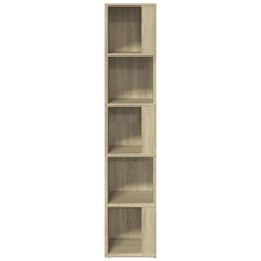 809047 vidaXL Corner Cabinet Sonoma Oak 33x33x164,5 cm Engineered Wood 5