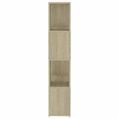vidaXL Book Cabinet Room Divider | Sonoma oak | Engineered wood | Medium 6