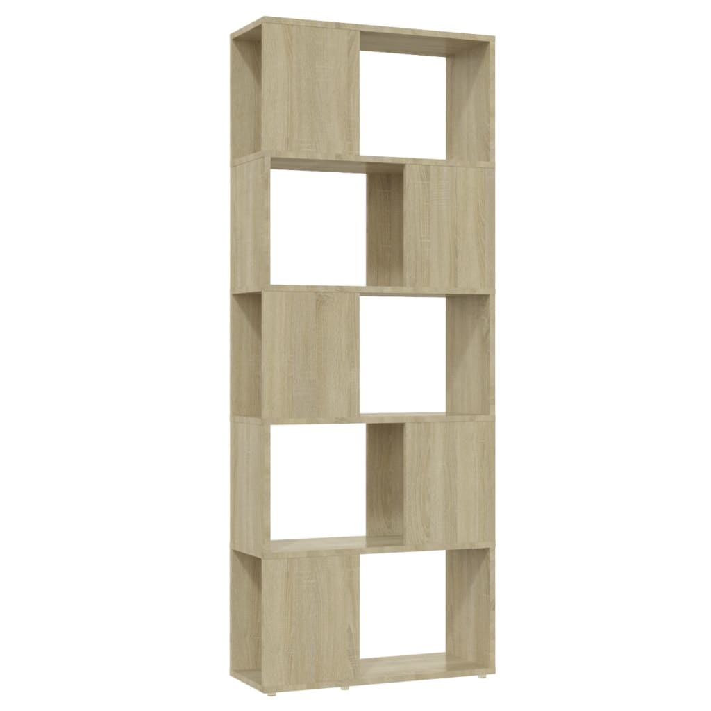 vidaXL Book Cabinet | Sonoma oak | Engineered wood | Medium | Book Cabinet 2