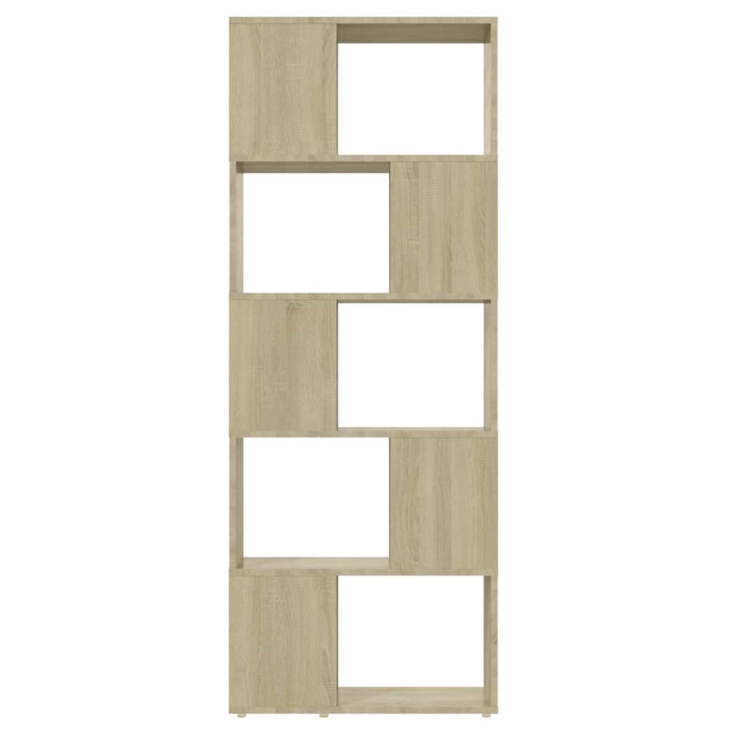 vidaXL Book Cabinet | Sonoma oak | Engineered wood | Medium | Book Cabinet 5