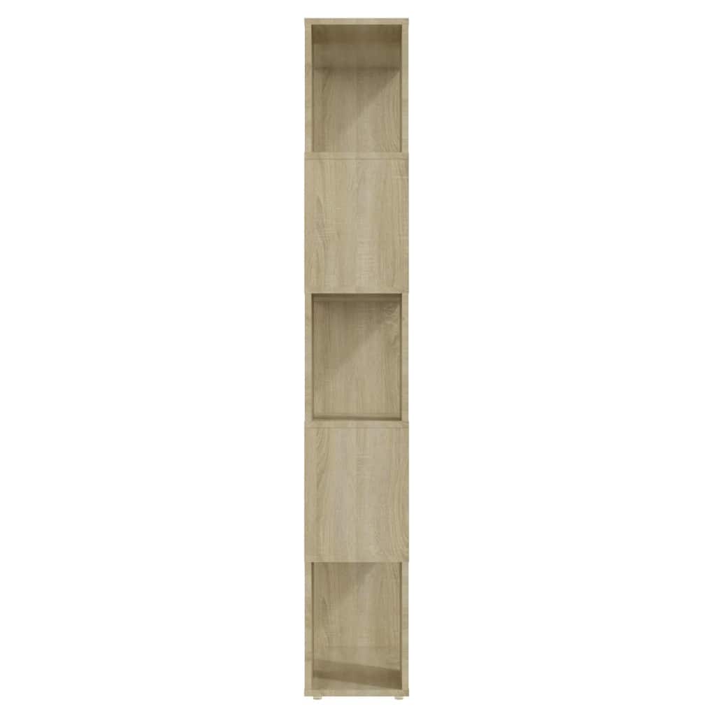 vidaXL Book Cabinet | Sonoma oak | Engineered wood | Medium | Book Cabinet 6