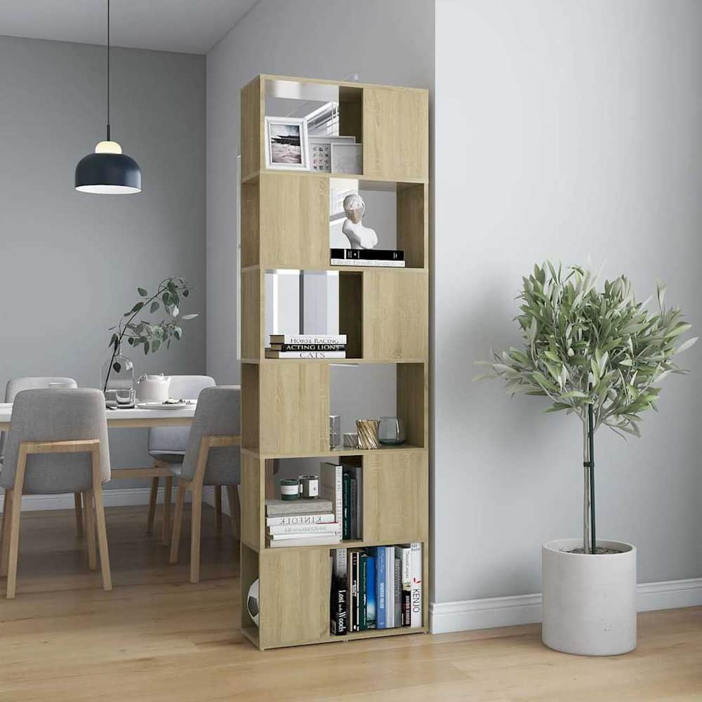 Book Cabinet/Room Divider 60x24x186 cm Sonoma oak