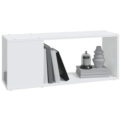 vidaXL TV Cabinet | White | Engineered Wood | Medium | TV Cabinet | Rectangular 4
