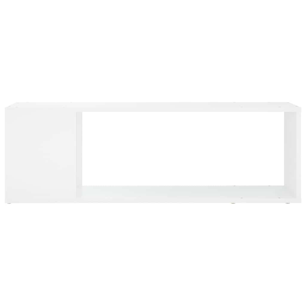 vidaXL TV Cabinet | White | Engineered wood | 100 x 24 x 32 cm | TV Cabinet 3