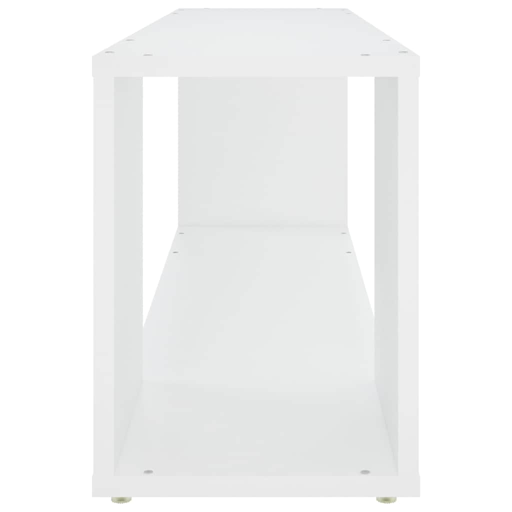 vidaXL TV Cabinet | White | Engineered wood | 100 x 24 x 32 cm | TV Cabinet 4
