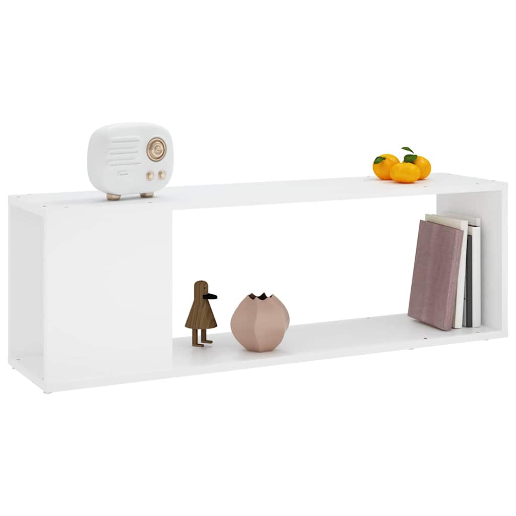 vidaXL TV Cabinet | White | Engineered wood | 100 x 24 x 32 cm | TV Cabinet 6