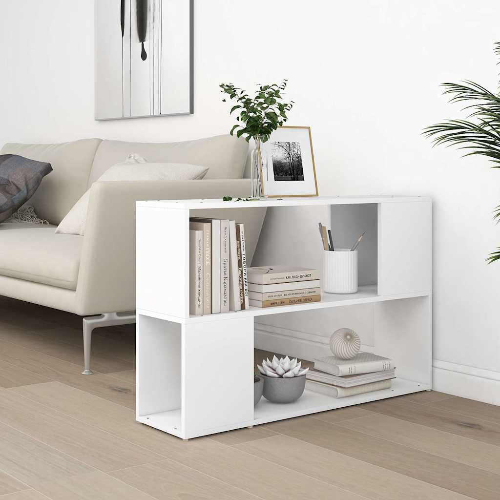 vidaXL Book Cabinet | White | Engineered wood | Medium | Book Cabinet 6