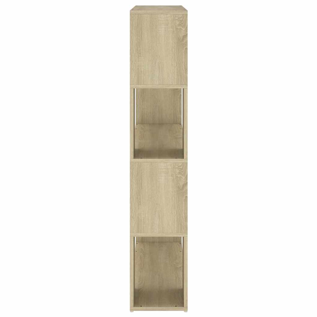vidaXL Book Cabinet Room Divider Sonoma Oak 100x24x124 cm 6