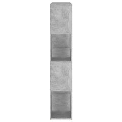 vidaXL Book Cabinet Room Divider | Concrete grey | Engineered wood 6