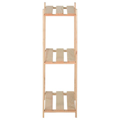 vidaXL 3-Tier Storage Rack 80x28.5x90 cm Solid Pinewood 3