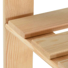 vidaXL Clothes Rack | Natural pinewood | Solid pinewood | 110 x 38 x 170 cm 6