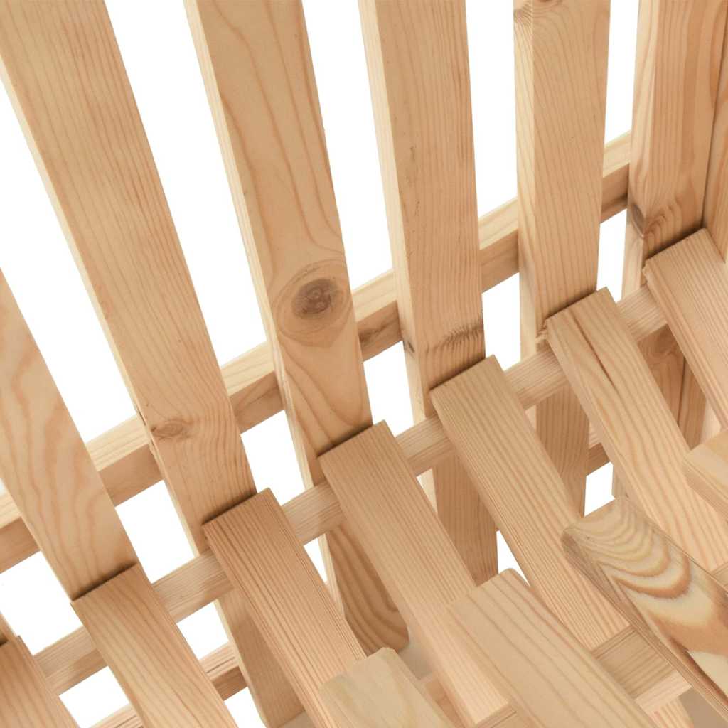 vidaXL Potato Box | Pine | Solid Pinewood | 50x50x80 cm | Potato Box 6