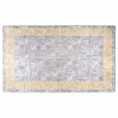 vidaXL Rug | Grey | 100% Polyester | 120x180 cm | Rug | Rectangular 2