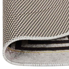 vidaXL Rug | Light Beige | Polyester | Diameter 120 cm | Area Rug | Circular 5
