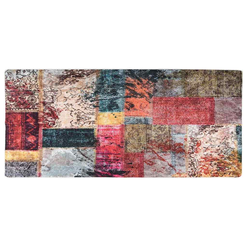 vidaXL Rug | Multicolour | Velvet | Runner, 80x300 cm | Runner Rug | Rectangular 2
