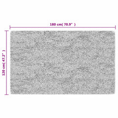 vidaXL Rug | Black and white | 100% Polyester | 120x180 cm | Area Rug 6
