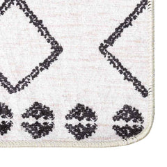 vidaXL Rug | Black and white | 100% Polyester, PVC backing | 160x230 cm 2