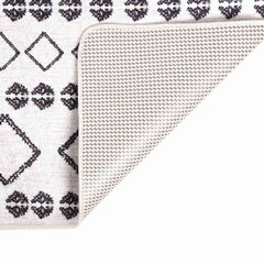 vidaXL Rug | Black and white | 100% Polyester, PVC backing | 160x230 cm 3