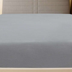 vidaXL Jersey Fitted Sheets 2 pcs Grey 180x200 cm Cotton 3