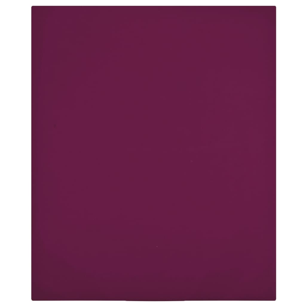 vidaXL Jersey Fitted Sheets 2 pcs Bordeaux 180x200 cm Cotton 1