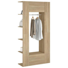 vidaXL Hallway Cabinets 2 pcs Sonoma Oak Engineered Wood 5