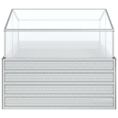 316882 vidaXL Garden Raised Bed with Greenhouse 100x100x85 cm Silver 3