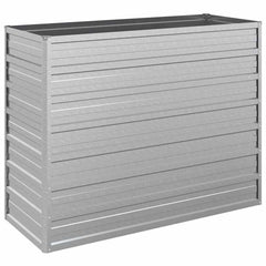 vidaXL Garden Raised Bed | Silver | Galvanized steel | 100 x 40 x 77 cm 2