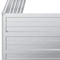 vidaXL Garden Raised Bed | Silver | Galvanized steel | 100 x 40 x 77 cm 6