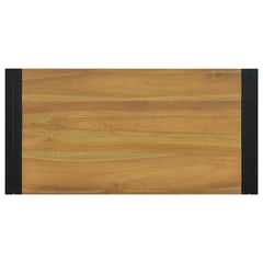 vidaXL Bathroom Cabinet | Natural Teak | Solid Teak Wood | 90 x 45 x 35 cm 4