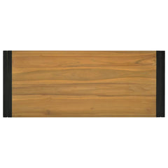 vidaXL Bathroom Cabinet | Natural Teak | Solid teak wood 4