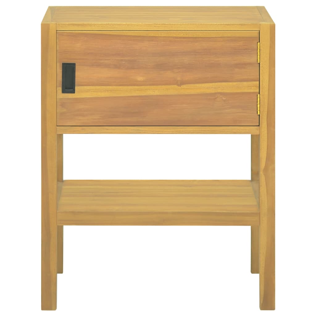 Bathroom Cabinet Solid Wood Teak, image 3